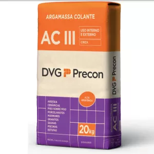 ARGAMASSA PRECON ACIII 20KG CINZA