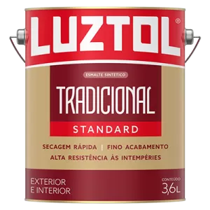 ESMALTE LUZTOL TRADICIONAL PRETO FOSCO 3,6L